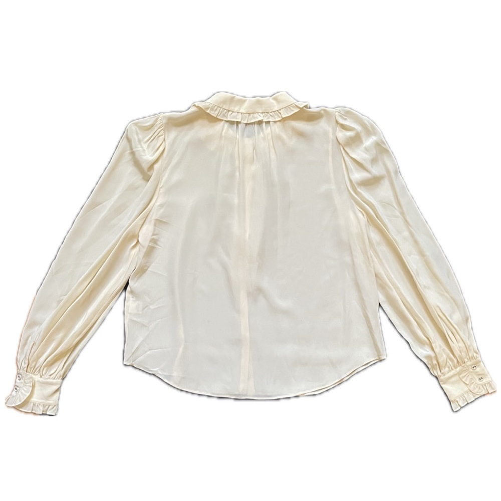 Ulla Johnson Cream Ruffle Blouse - Picture 5 of 7